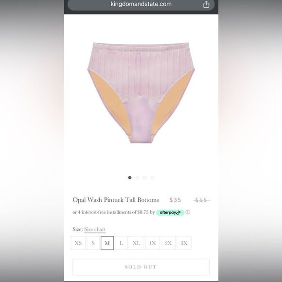 NWOT Kingdom & State swim bottoms - Picture 5 of 5